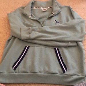 Pink Victoria’s Secret pull over.